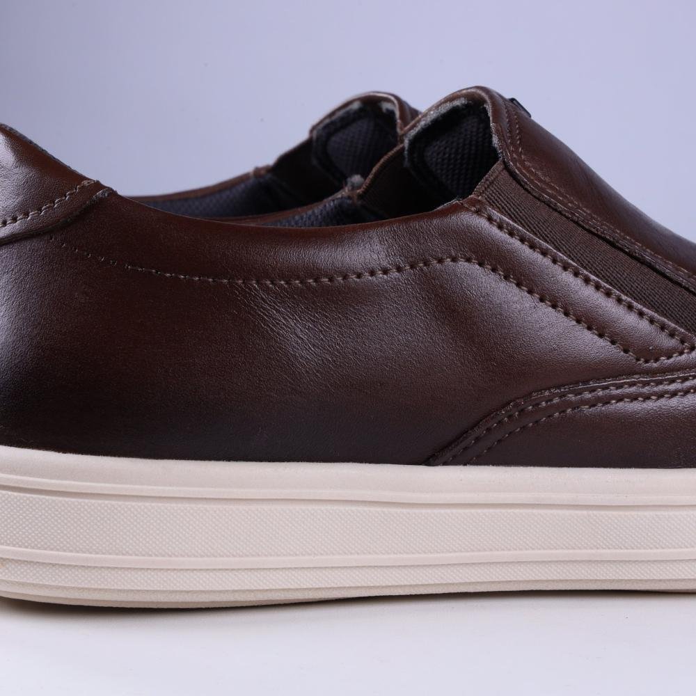 Sapatênis Masculino Pegada Slip On 111509 Marrom Marrom 6
