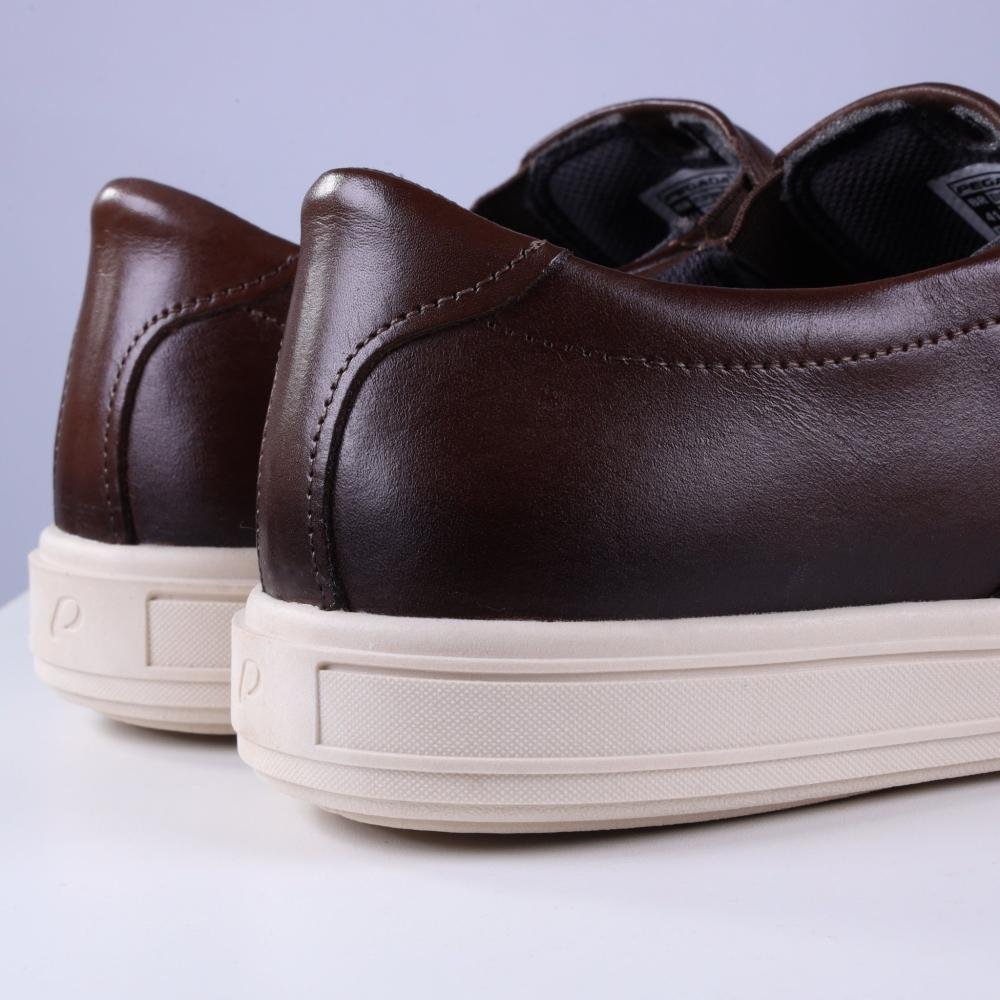 Sapatênis Masculino Pegada Slip On 111509 Marrom Marrom 7