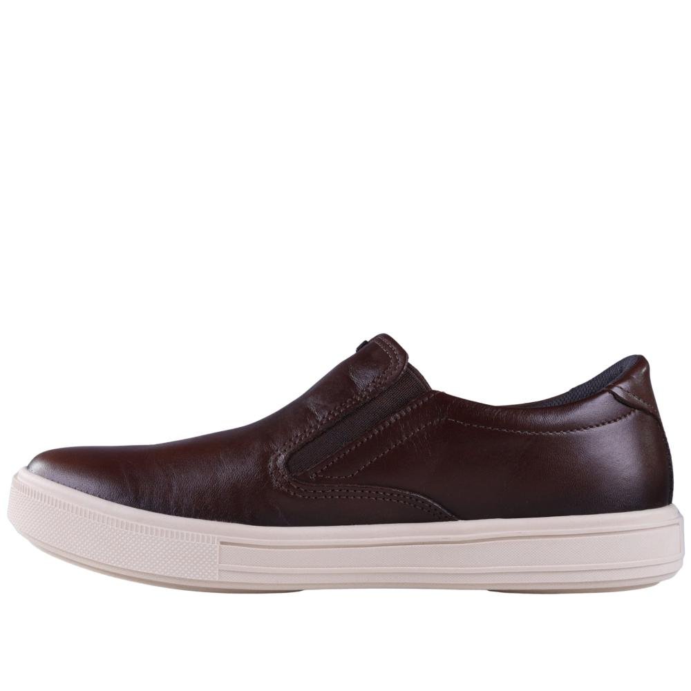 Sapatênis Masculino Pegada Slip On 111509 Marrom Marrom 9