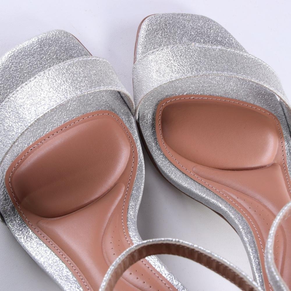 Sandália Feminina Beira Rio Metalizado 8478.217 Prata Prata 4