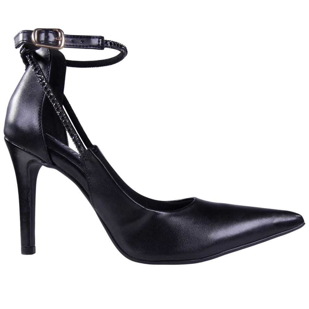 Scarpin Zariff Feminino Metalizado 9430-279 Preto