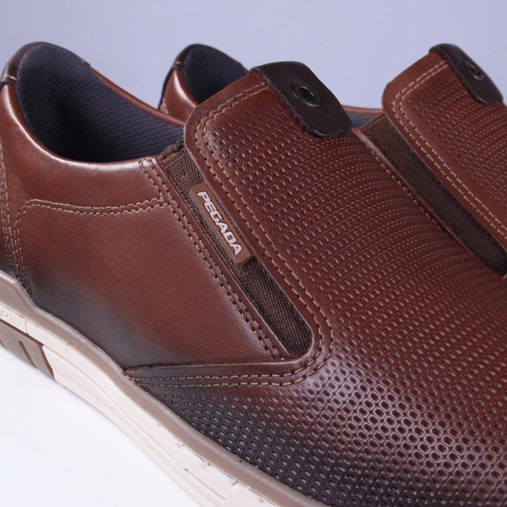 Sapatenis Masculino Pegada 119311 Terracota Marrom 3