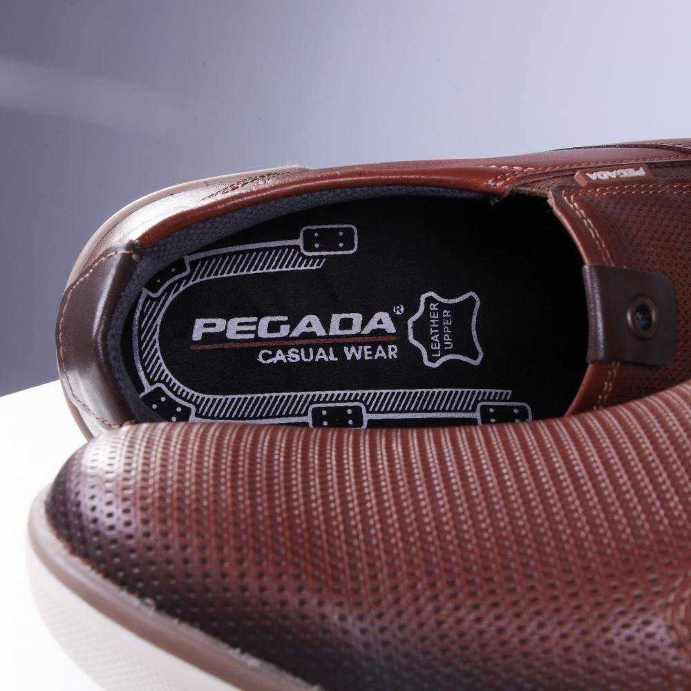 Sapatenis Masculino Pegada 119311 Terracota Marrom 6