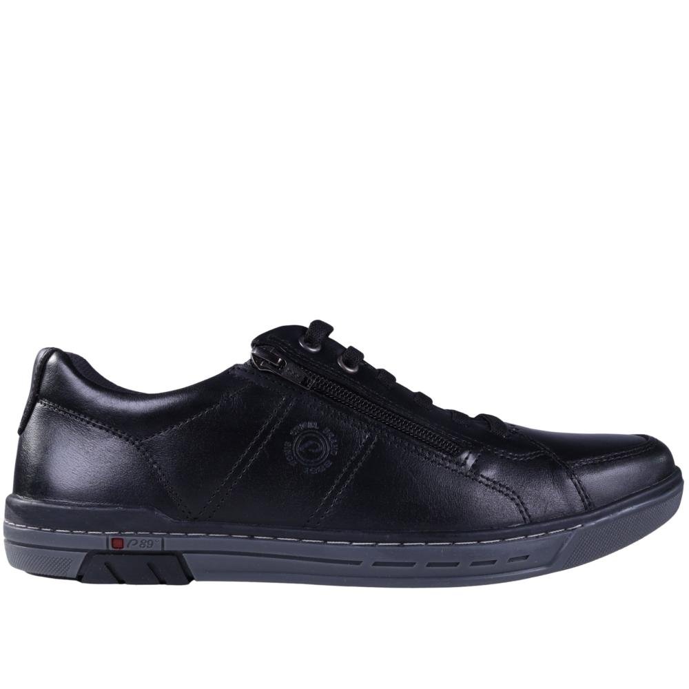 Sapatenis Masculino Pegada 119313 Preto/Preto