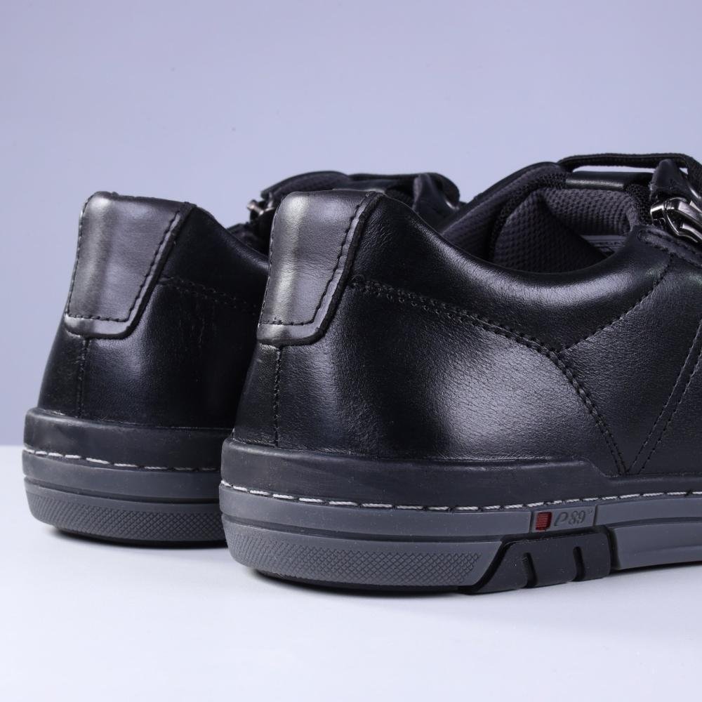 Sapatenis Masculino Pegada 119313 Preto/Preto Preto 5