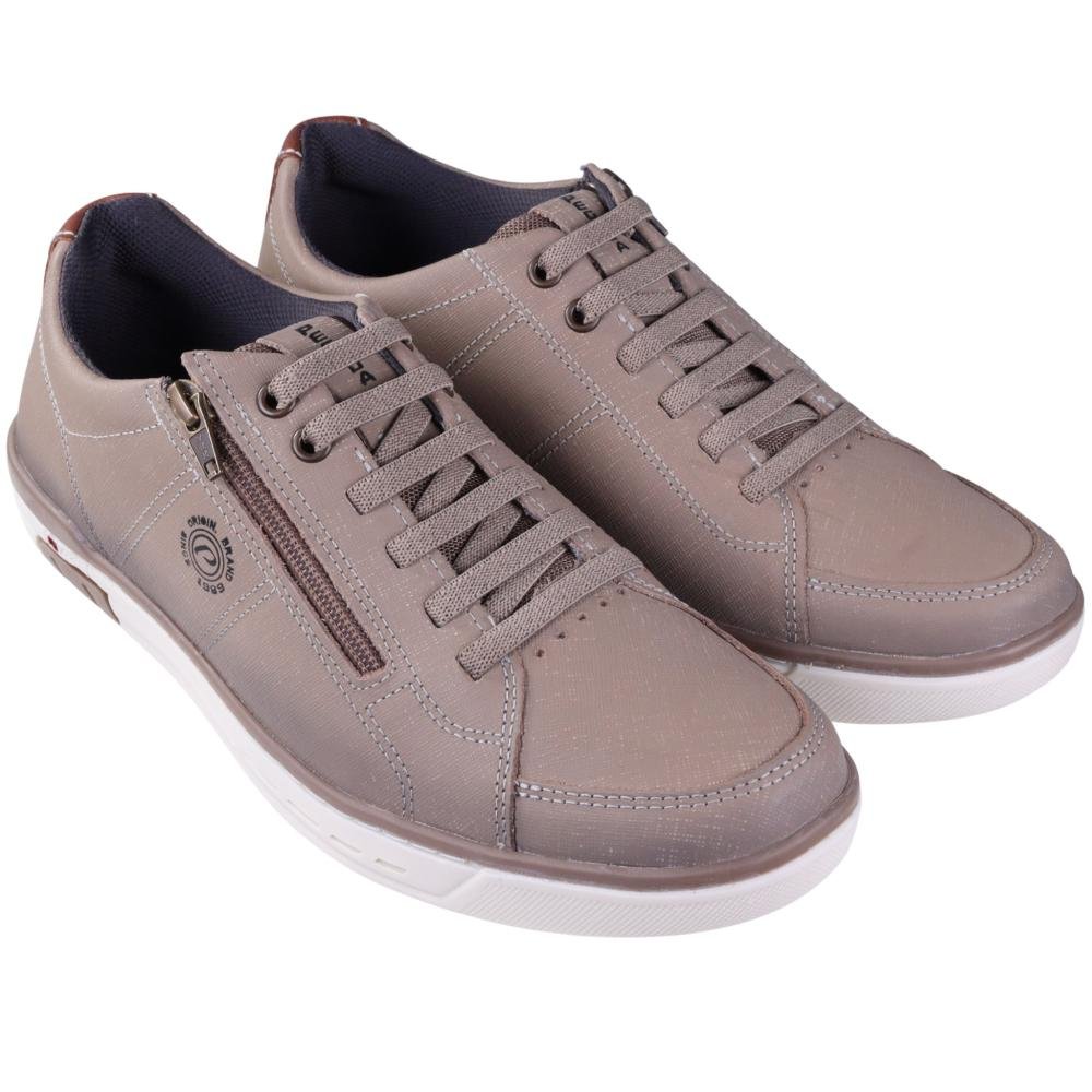 Sapatenis Masculino Pegada 119313 Areia Bege 2