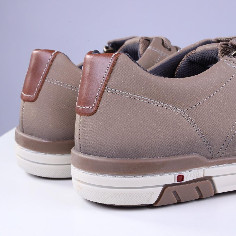 Sapatenis Masculino Pegada 119313 Areia Bege 4