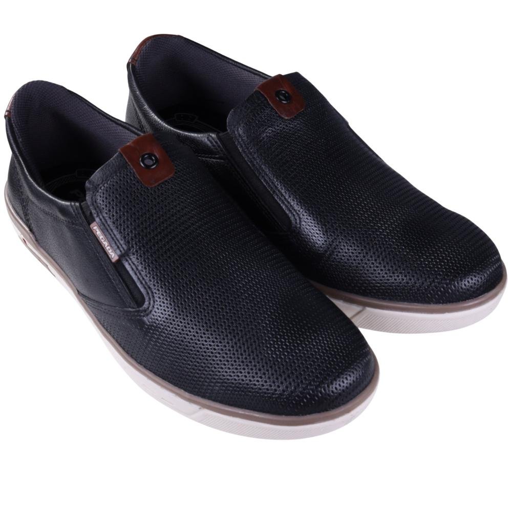 Sapatenis Masculino Pegada 119311 Preto Preto 2