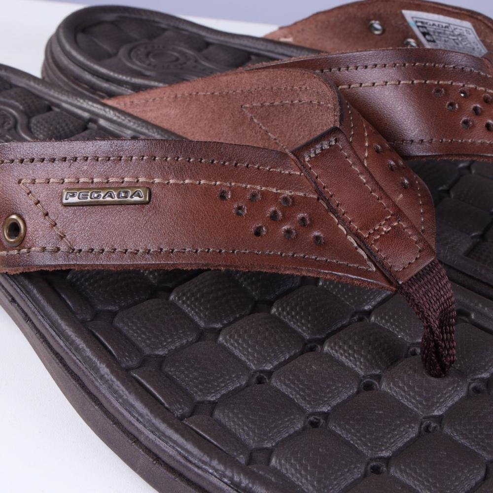 Chinelo Masculino Pegada 131221 Pinhao Marrom 4