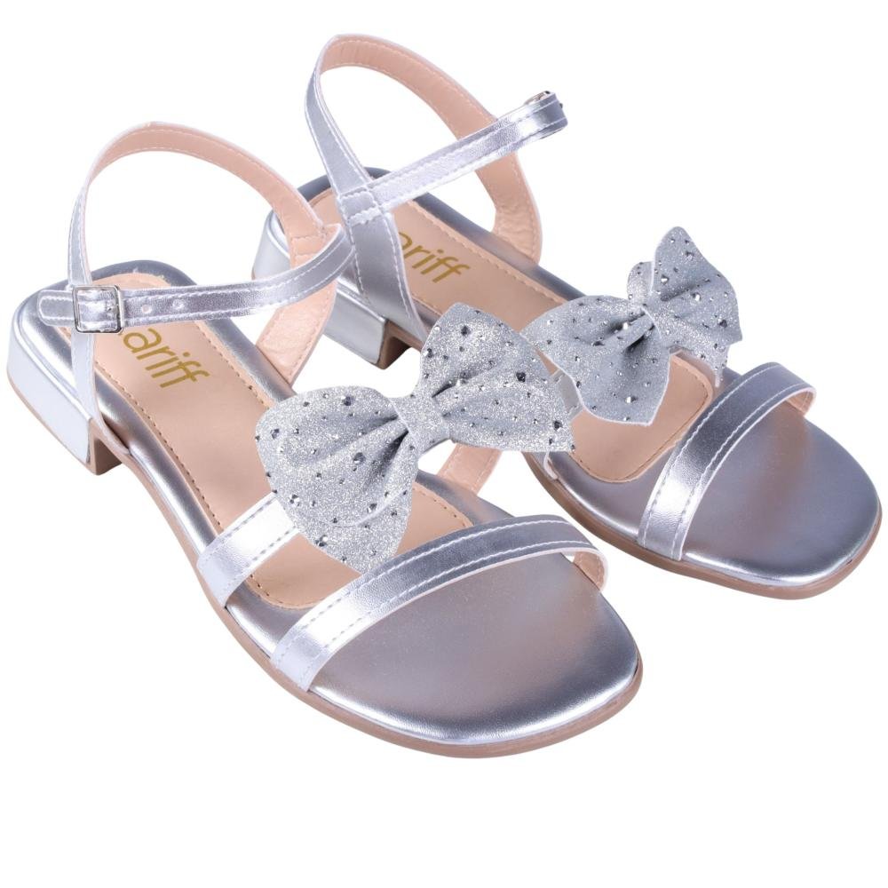 Sandália Infantil Zariff Menina 309-08 Prata Prata 2