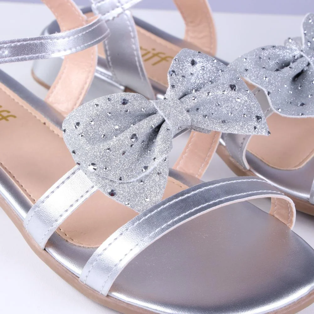 Sandália Infantil Zariff Menina 309-08 Prata Prata 3