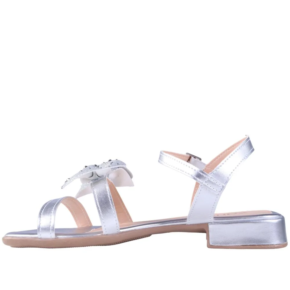 Sandália Infantil Zariff Menina 309-08 Prata Prata 5