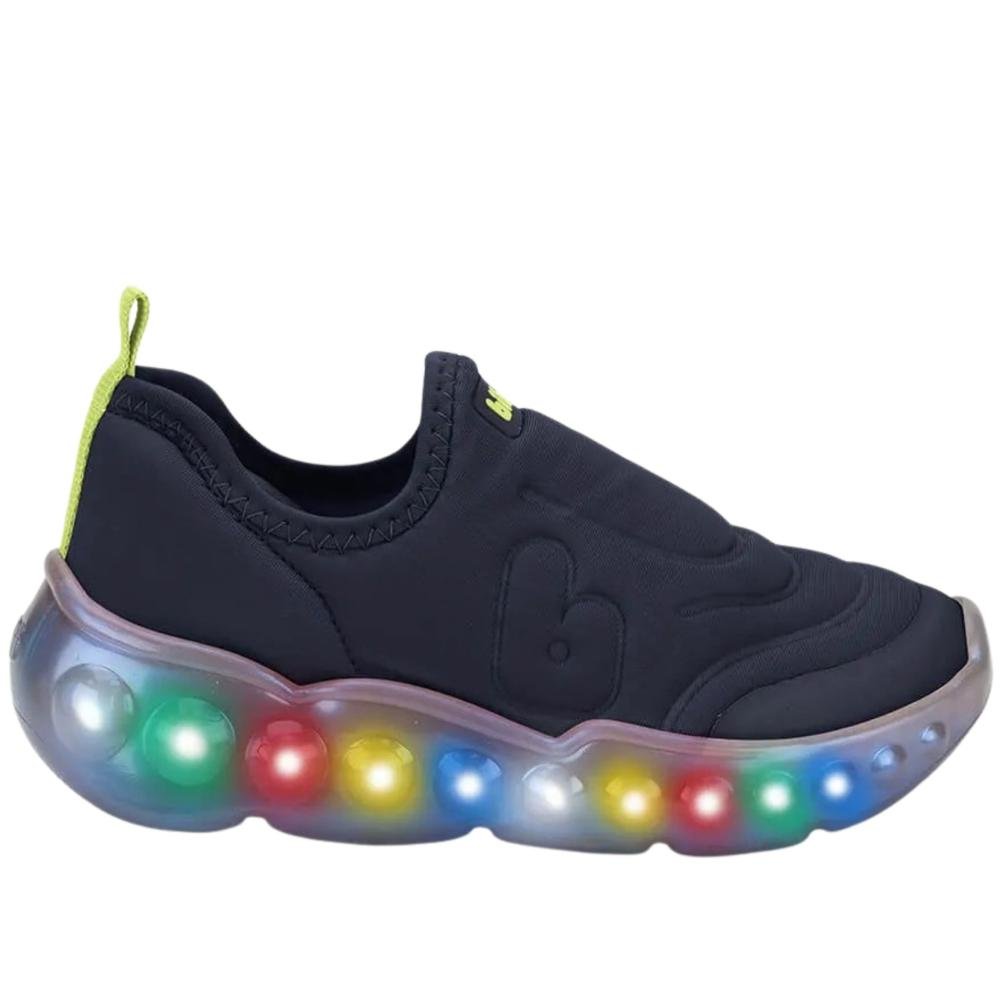 Tênis Infantil Masculino Bibi com LED 1252012 Marinho