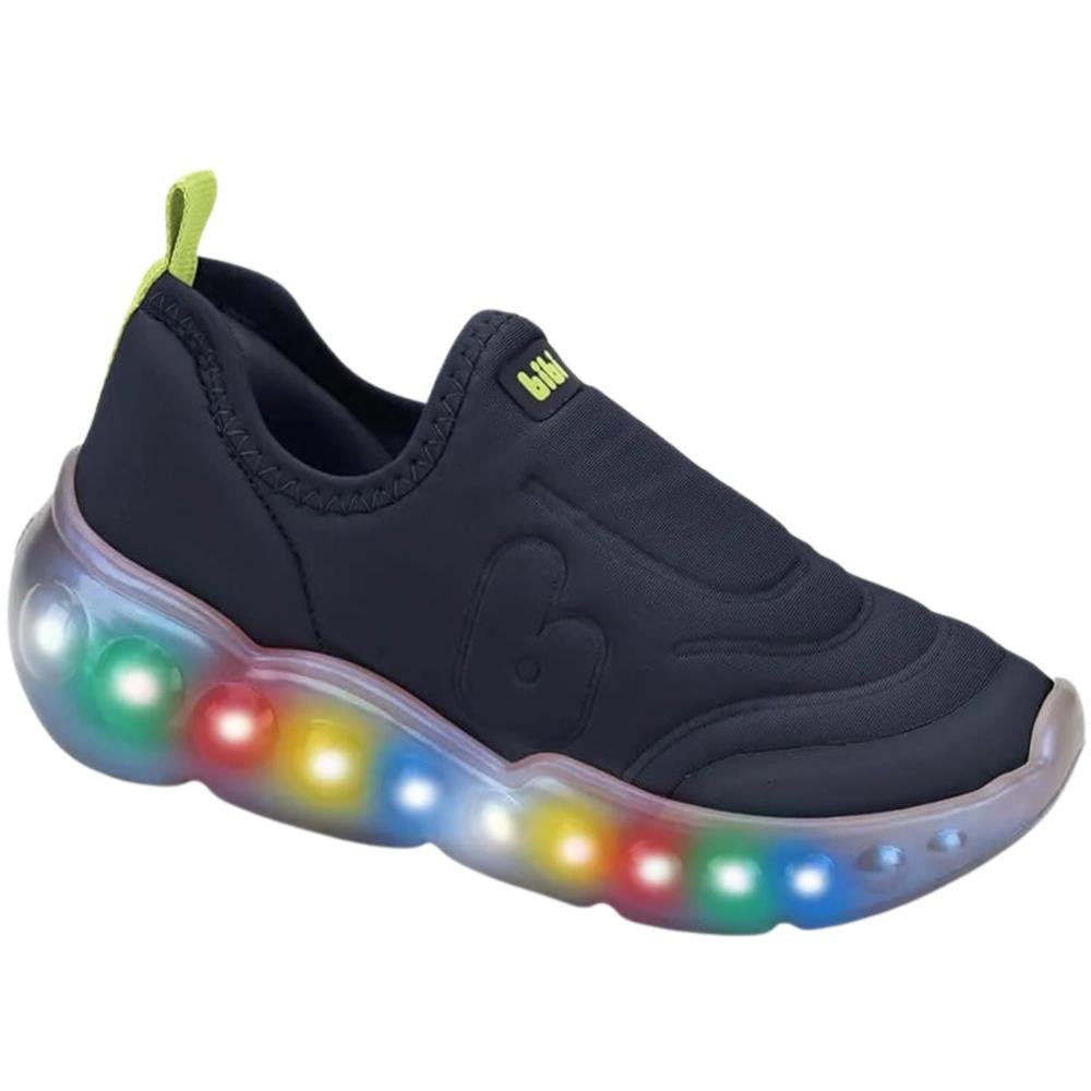 Tênis Infantil Masculino Bibi com LED 1252012 Marinho Azul 3