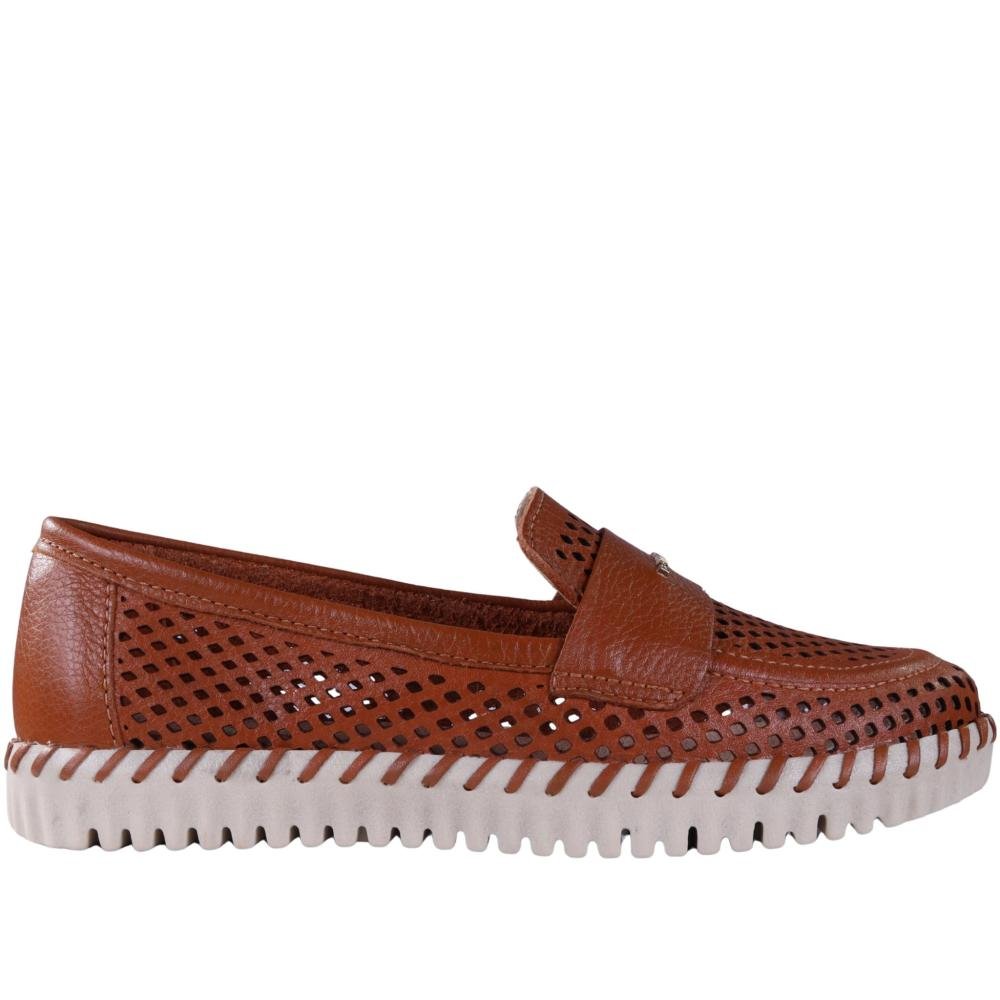 Mocassim Feminino Bottero 374104 Caramelo