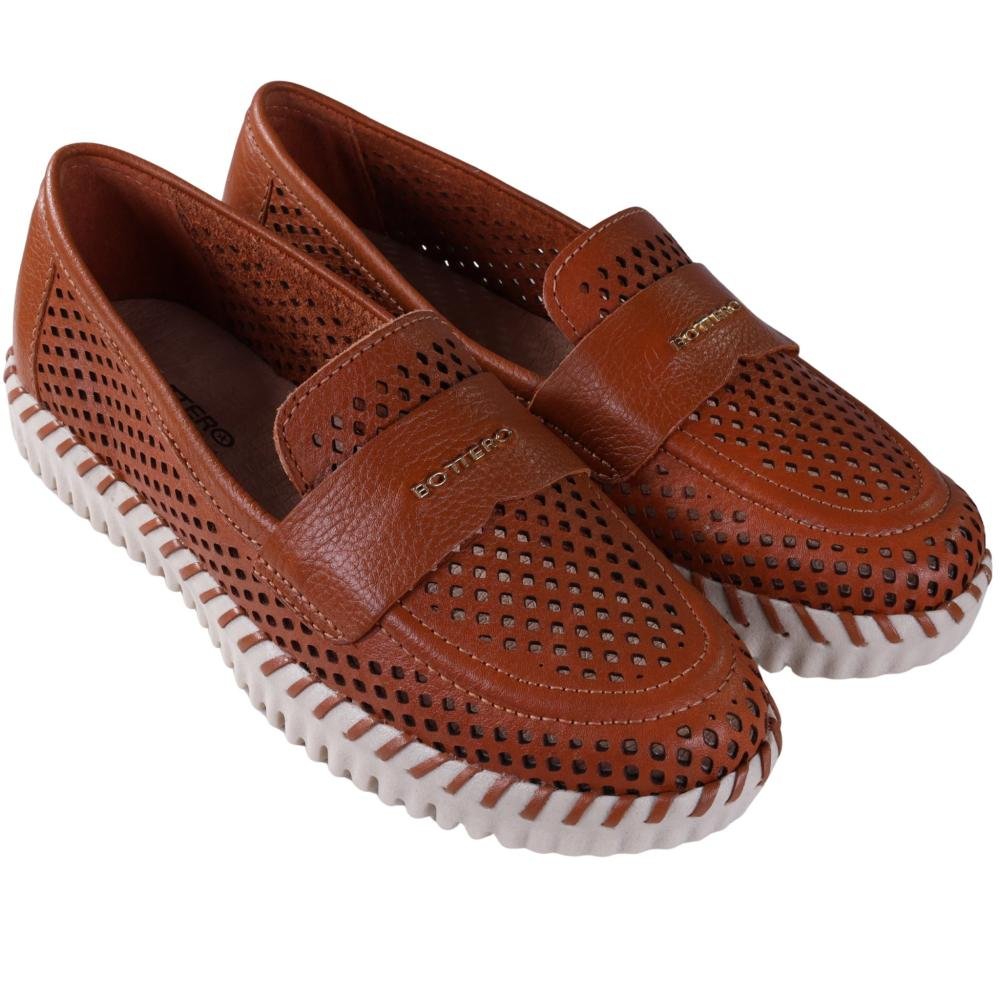 Mocassim Feminino Bottero 374104 Caramelo Marrom 8