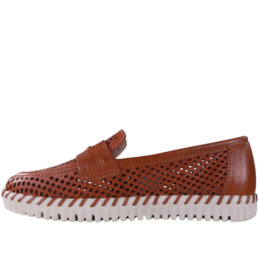 Mocassim Feminino Bottero 374104 Caramelo Marrom 11