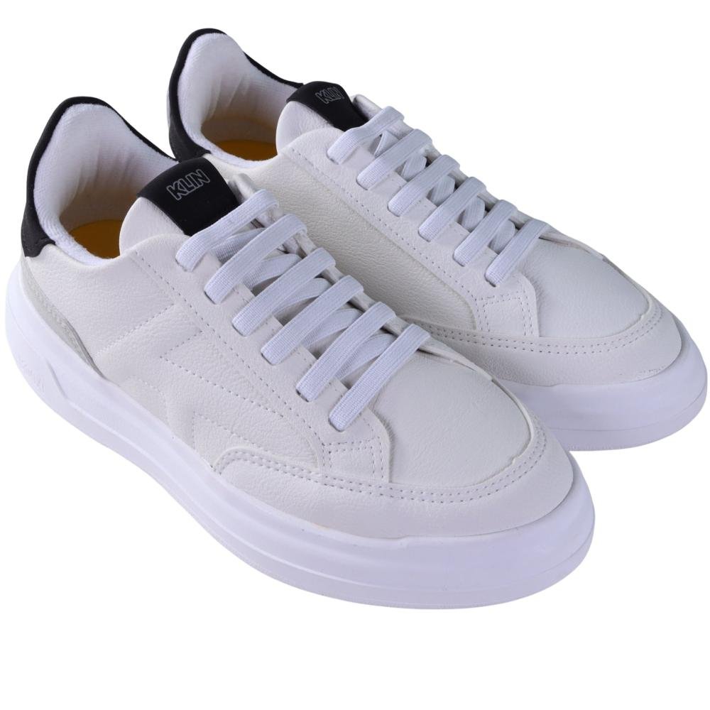 Tênis Infantil Klin 356006 Branco/Preto Branco 3