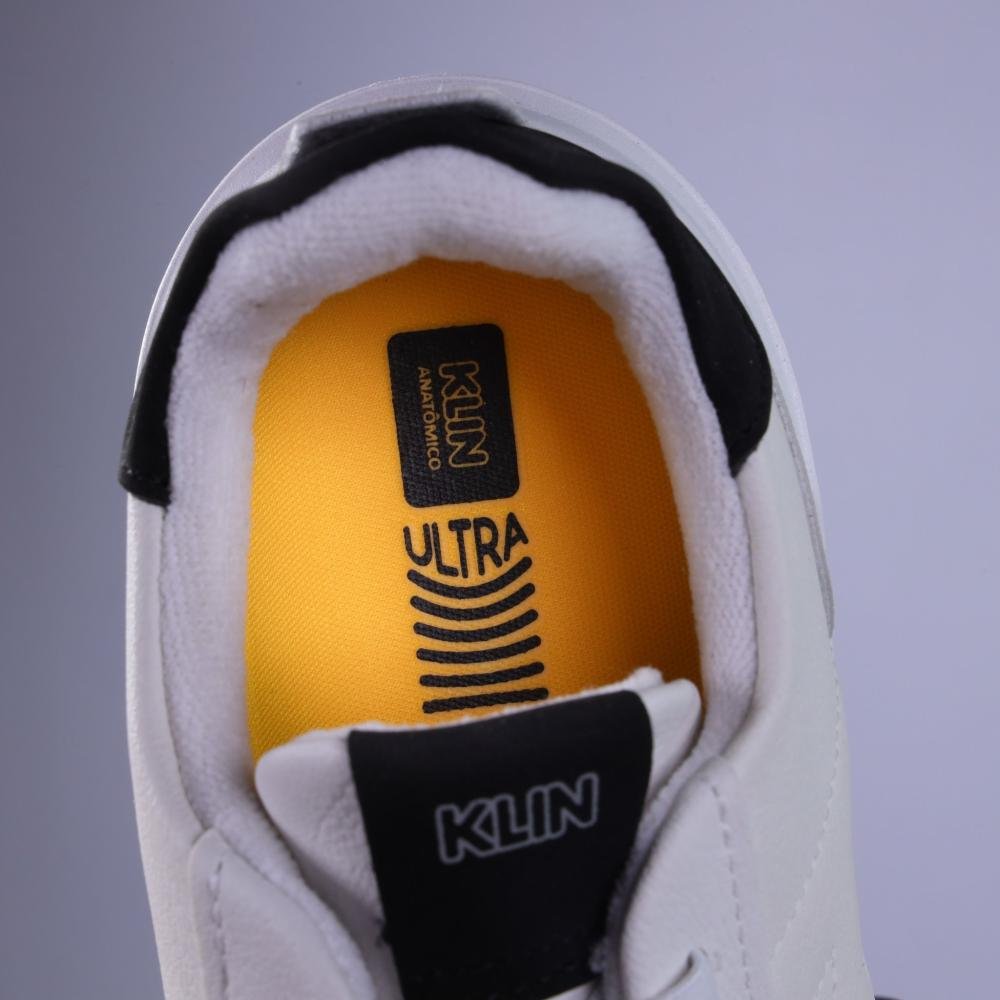 Tênis Infantil Klin 356006 Branco/Preto Branco 4