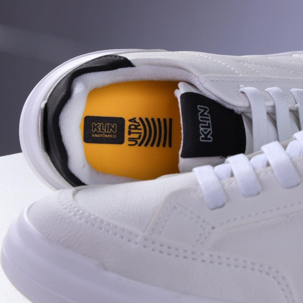 Tênis Infantil Klin 356006 Branco/Preto Branco 6