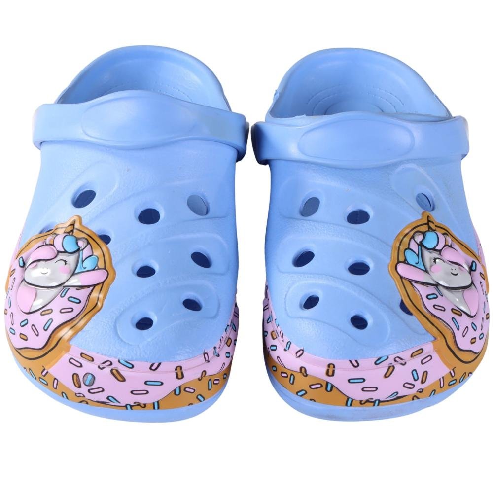 Babuche Infantil Menina World Colors 10503 Azul Azul 3