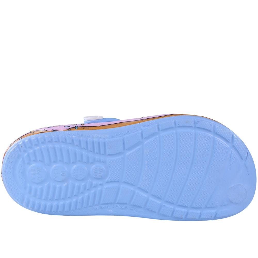 Babuche Infantil Menina World Colors 10503 Azul Azul 6