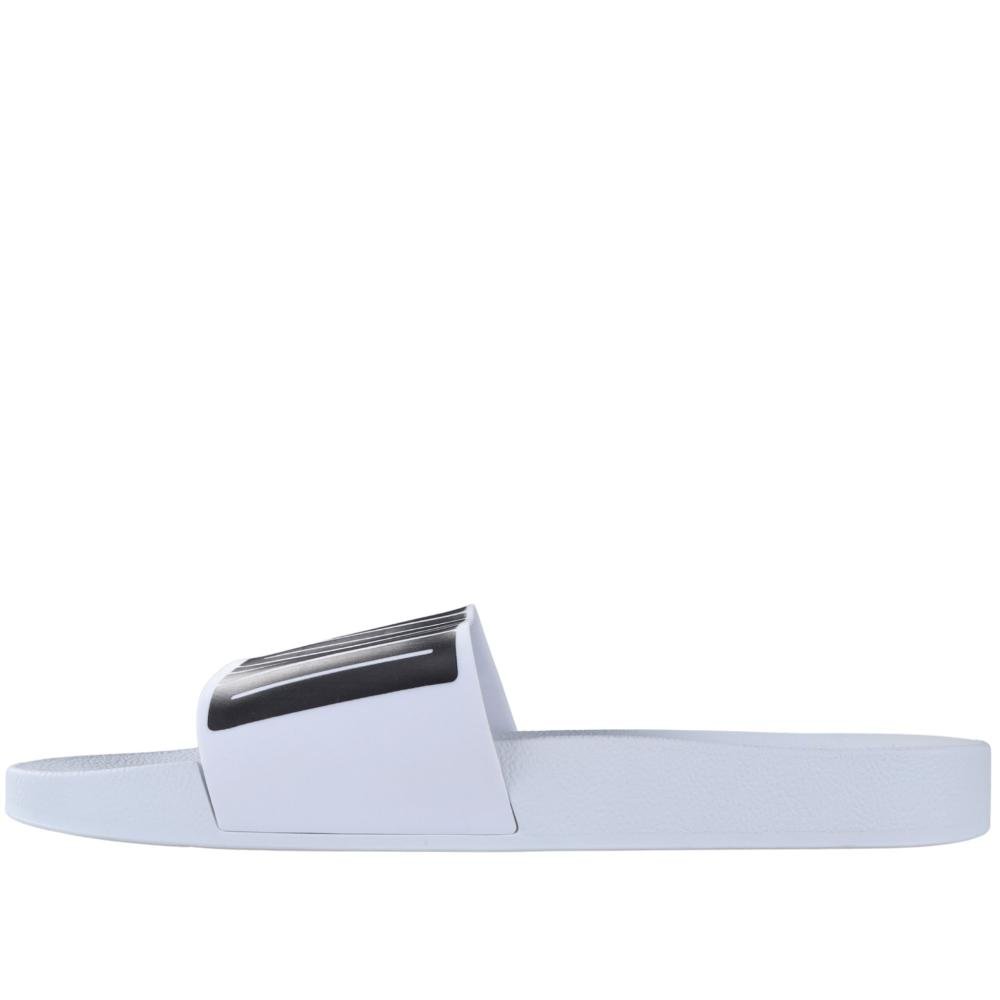 Chinelo Slide Masculino Rider R10 Ronaldinho 12562 Branco Branco 9