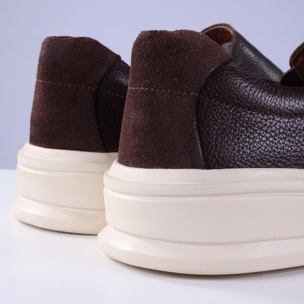 Tênis Masculino Zariff Slip On Bea005 Cafe Marrom 4