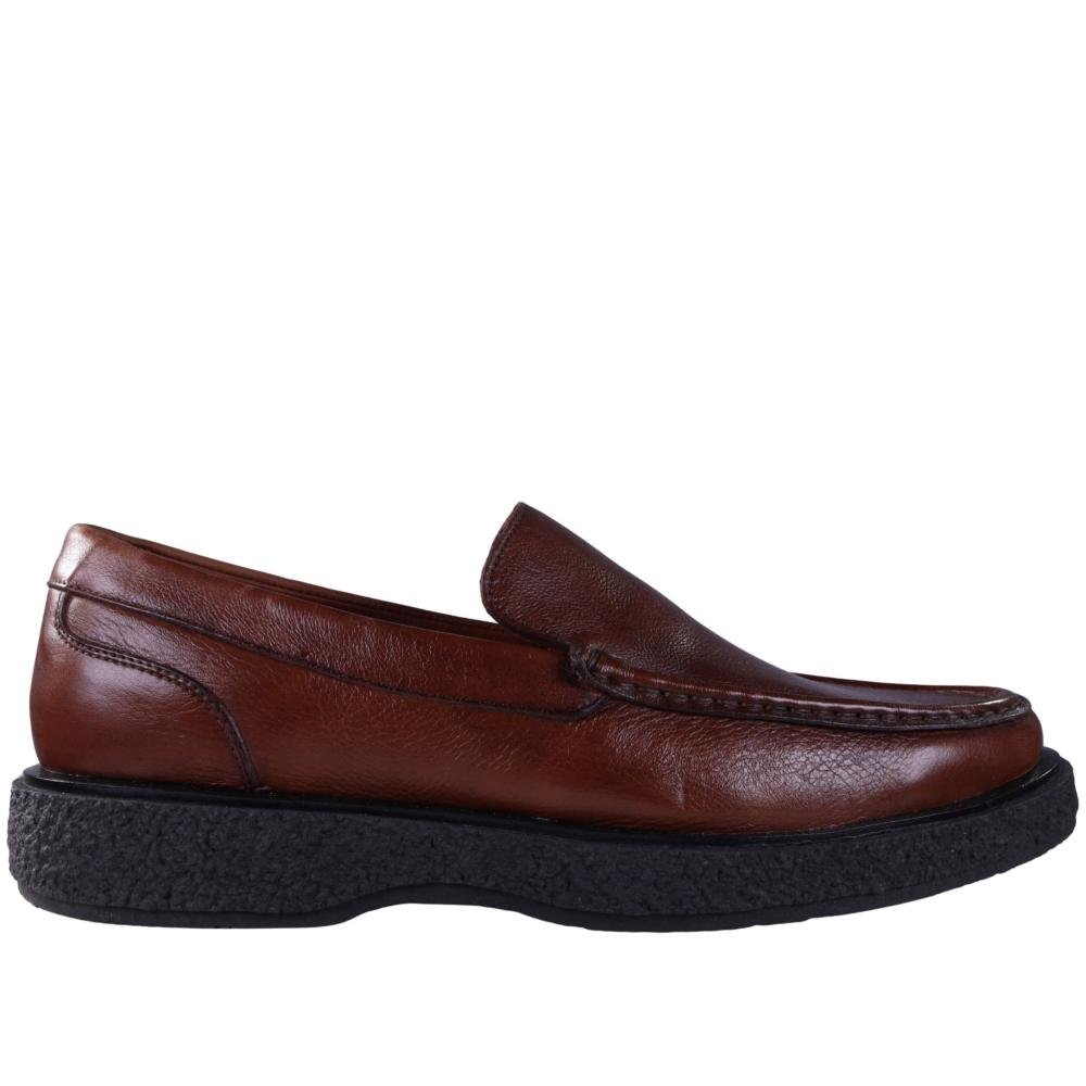 Mocassim Masculino em Couro Zariff Yor008 Tan