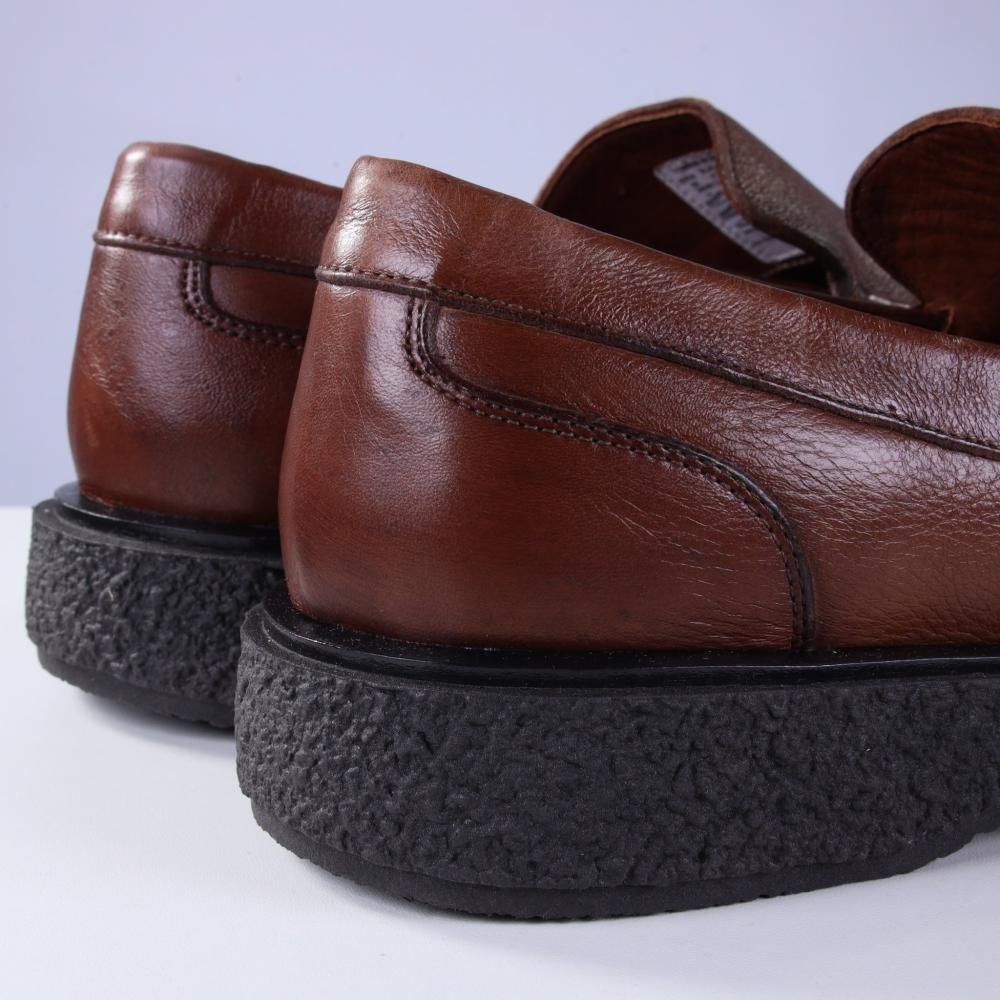 Mocassim Masculino em Couro Zariff Yor008 Tan Marrom 6