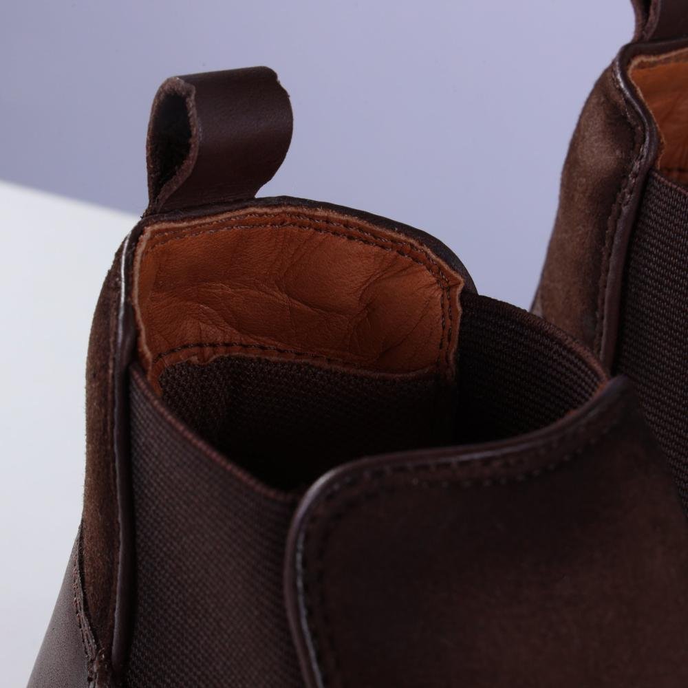 Bota Masculina Zariff em Couro 55853 Tan Marrom 5