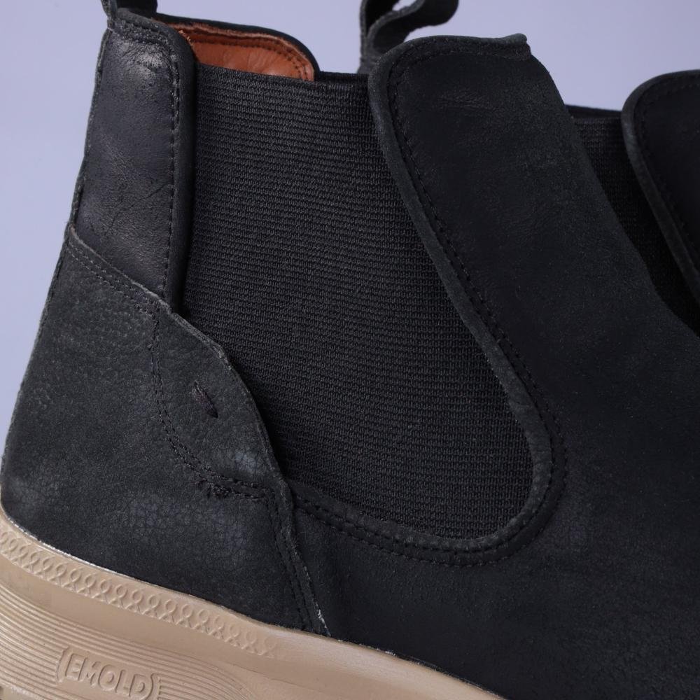 Bota Masculina Zariff em Couro 55853 Preto Preto 3