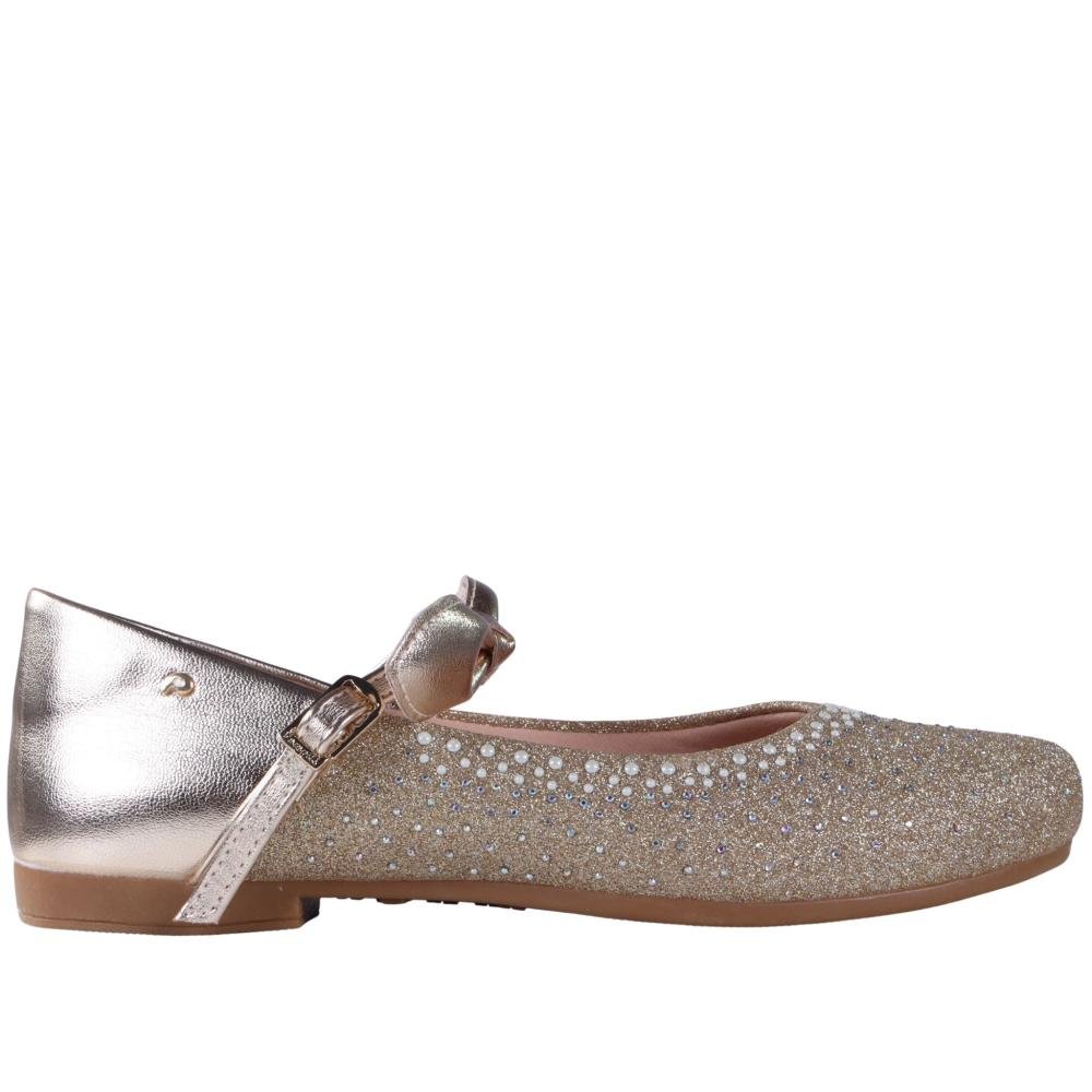 Sapatilha Infantil Feminina Pampili Angel com Strass 100.541.000 Ouro