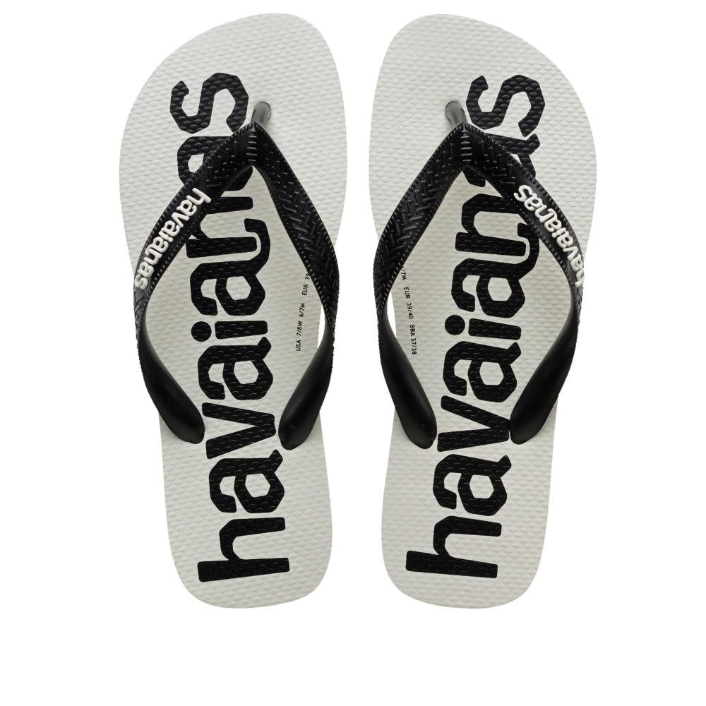 Chinelo Masculino Havaianas Logomania2 Fc Branco/Preto