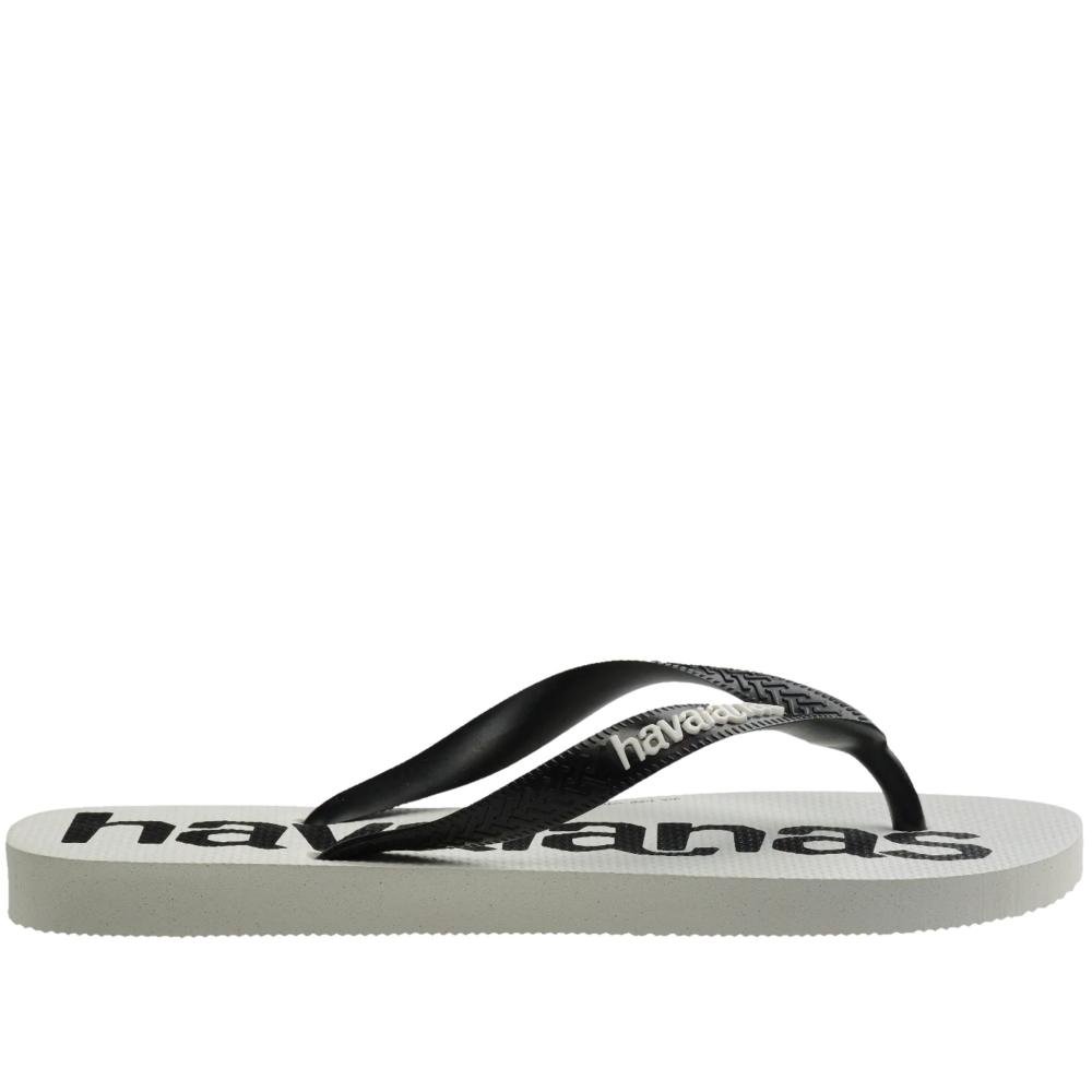 Chinelo Masculino Havaianas Logomania2 Fc Branco/Preto Branco 3