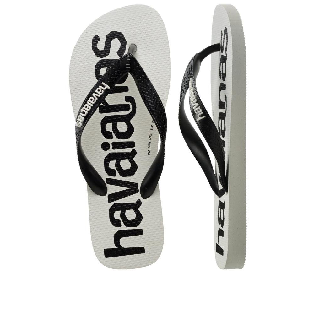 Chinelo Masculino Havaianas Logomania2 Fc Branco/Preto Branco 7