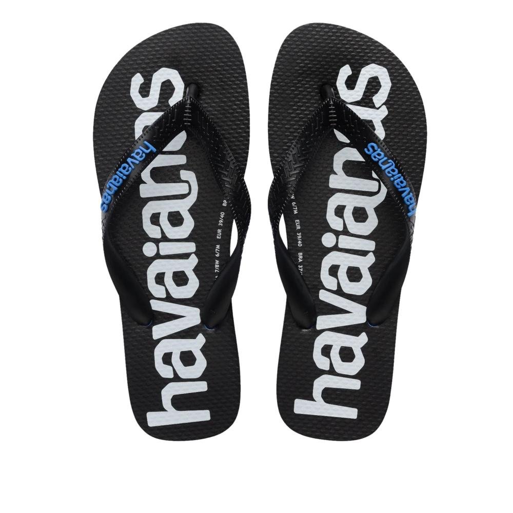 Chinelo Masculino Havaianas Logomania2 Fc Azul/Preto