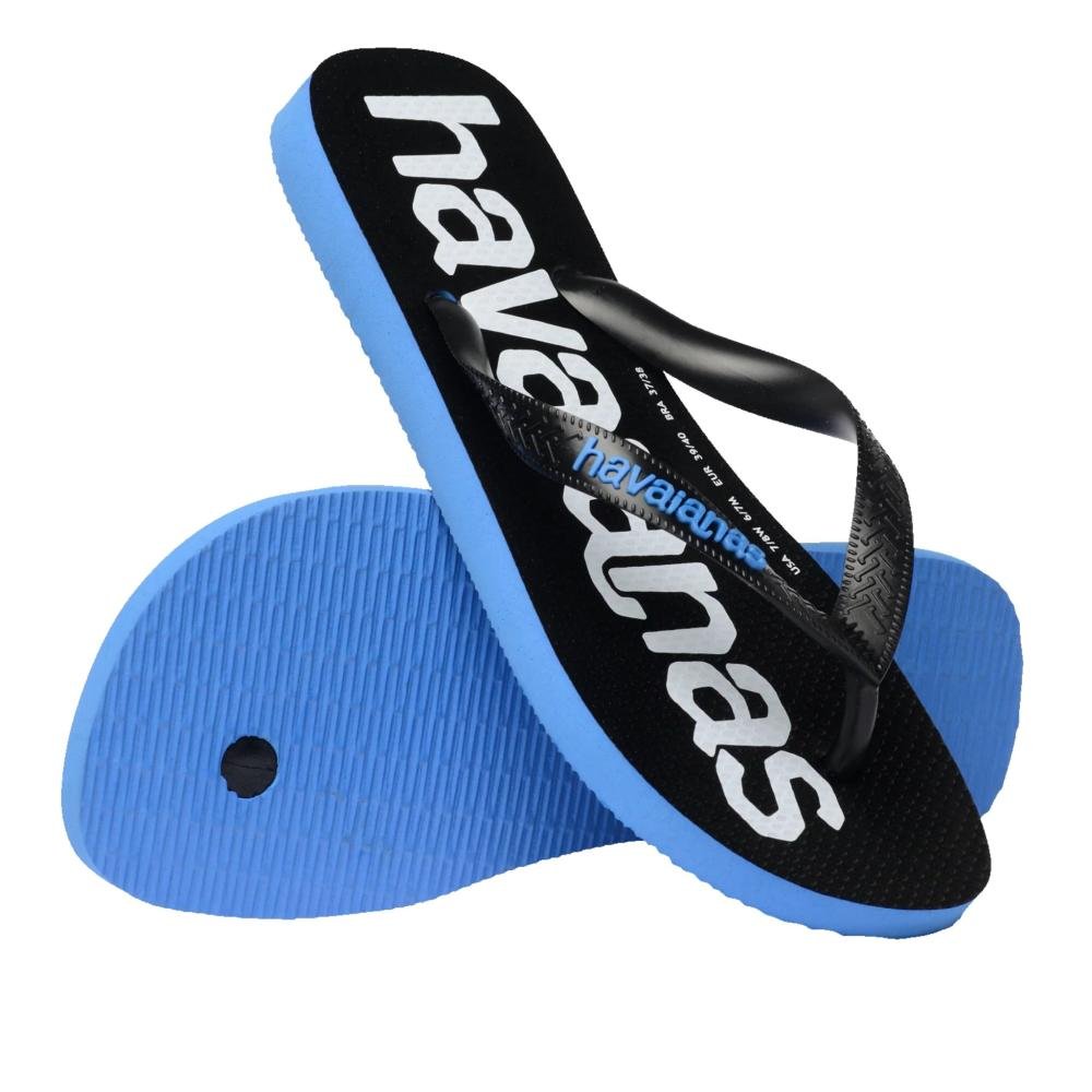 Chinelo Masculino Havaianas Logomania2 Fc Azul/Preto Preto 5