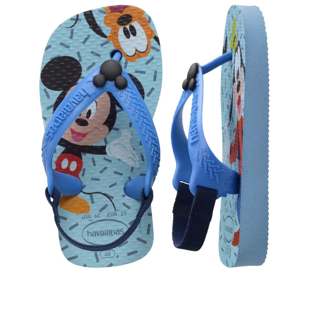 Chinelo Infantil Havaianas Classics Fc Azul Azul 4