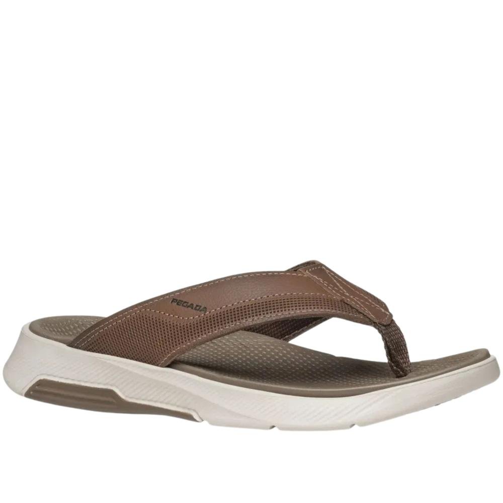 Chinelo Masculino Pegada 134701 Caqui Marrom 5