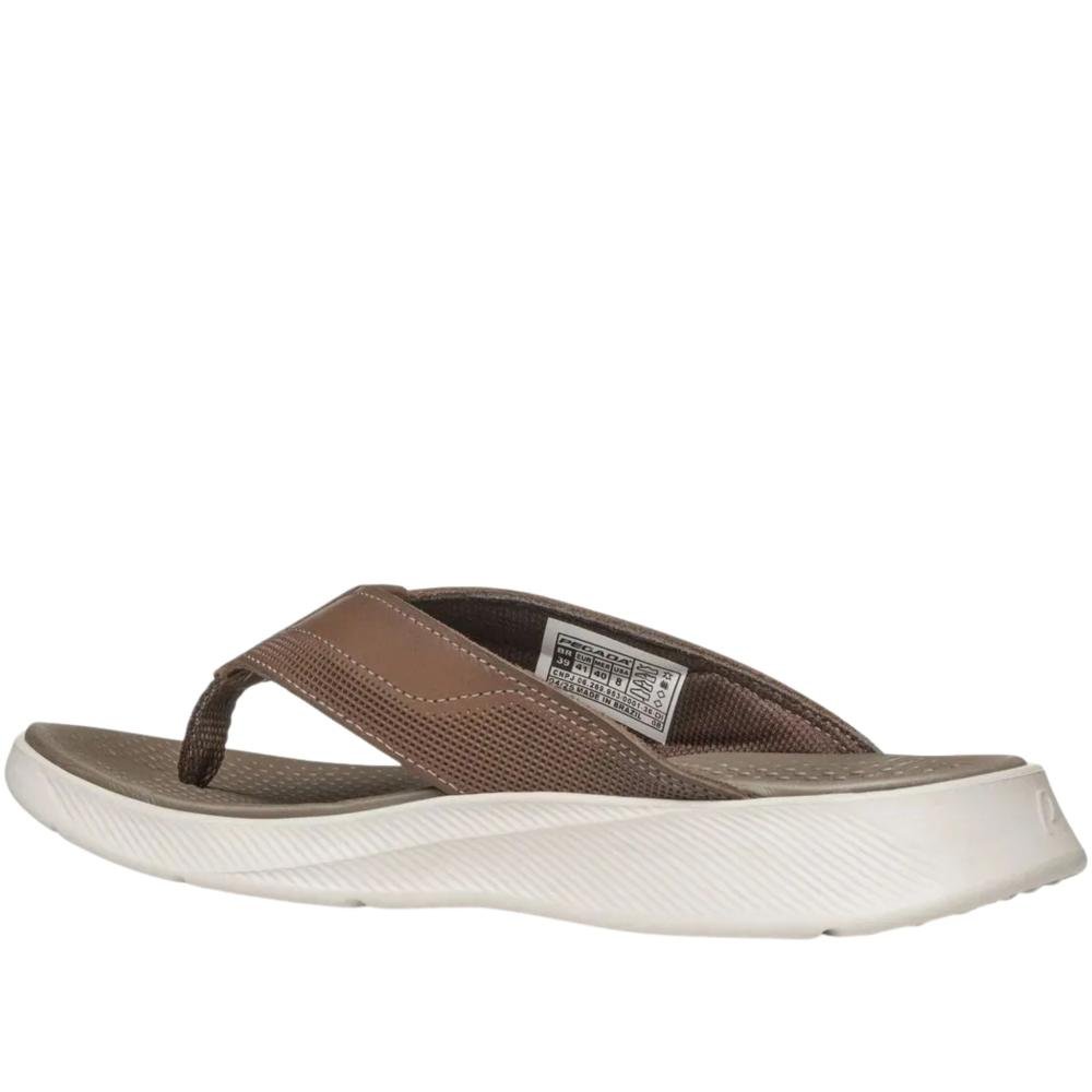 Chinelo Masculino Pegada 134701 Caqui Marrom 6