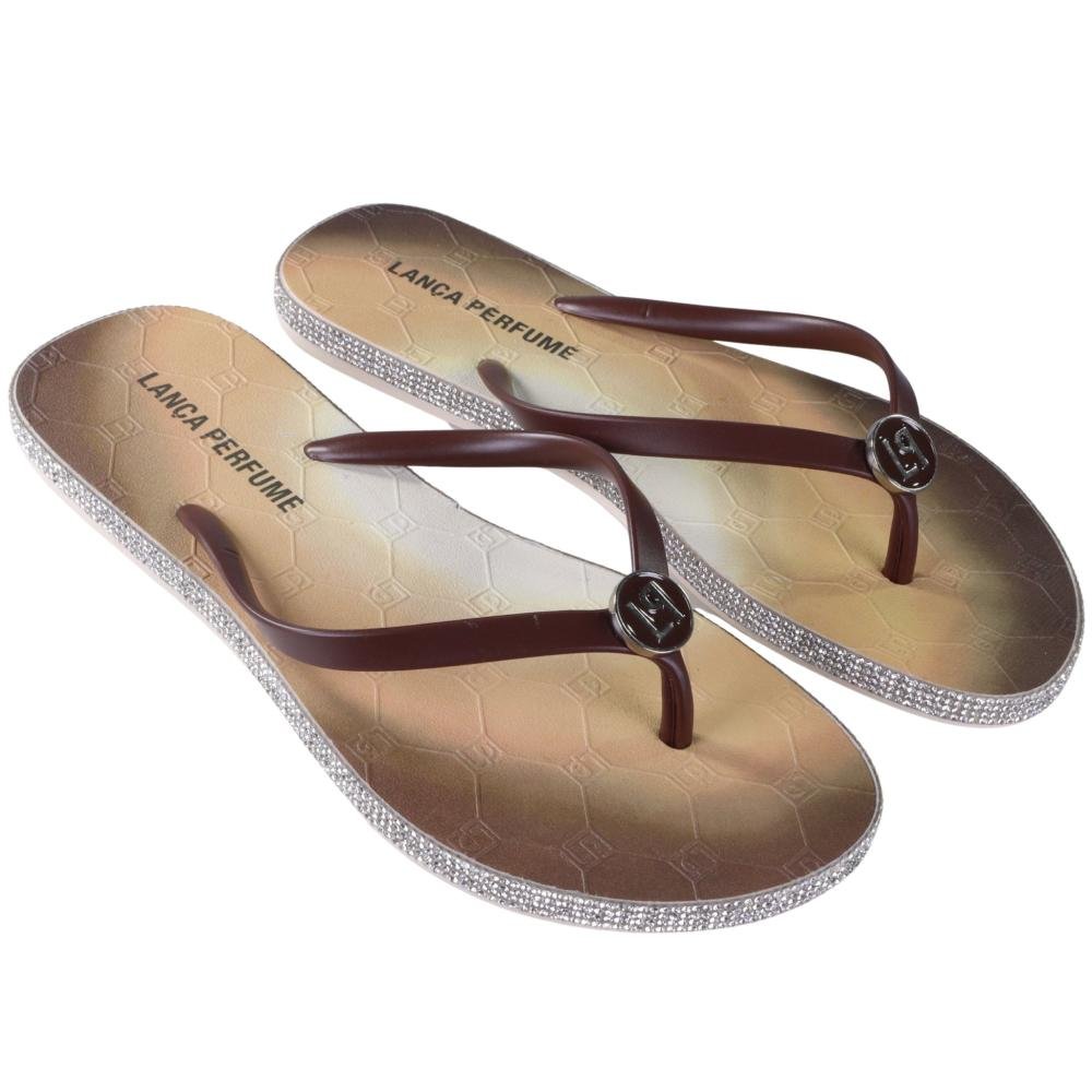 Chinelo Feminino Lança Perfume 537ch000644 Cafe Marrom 5