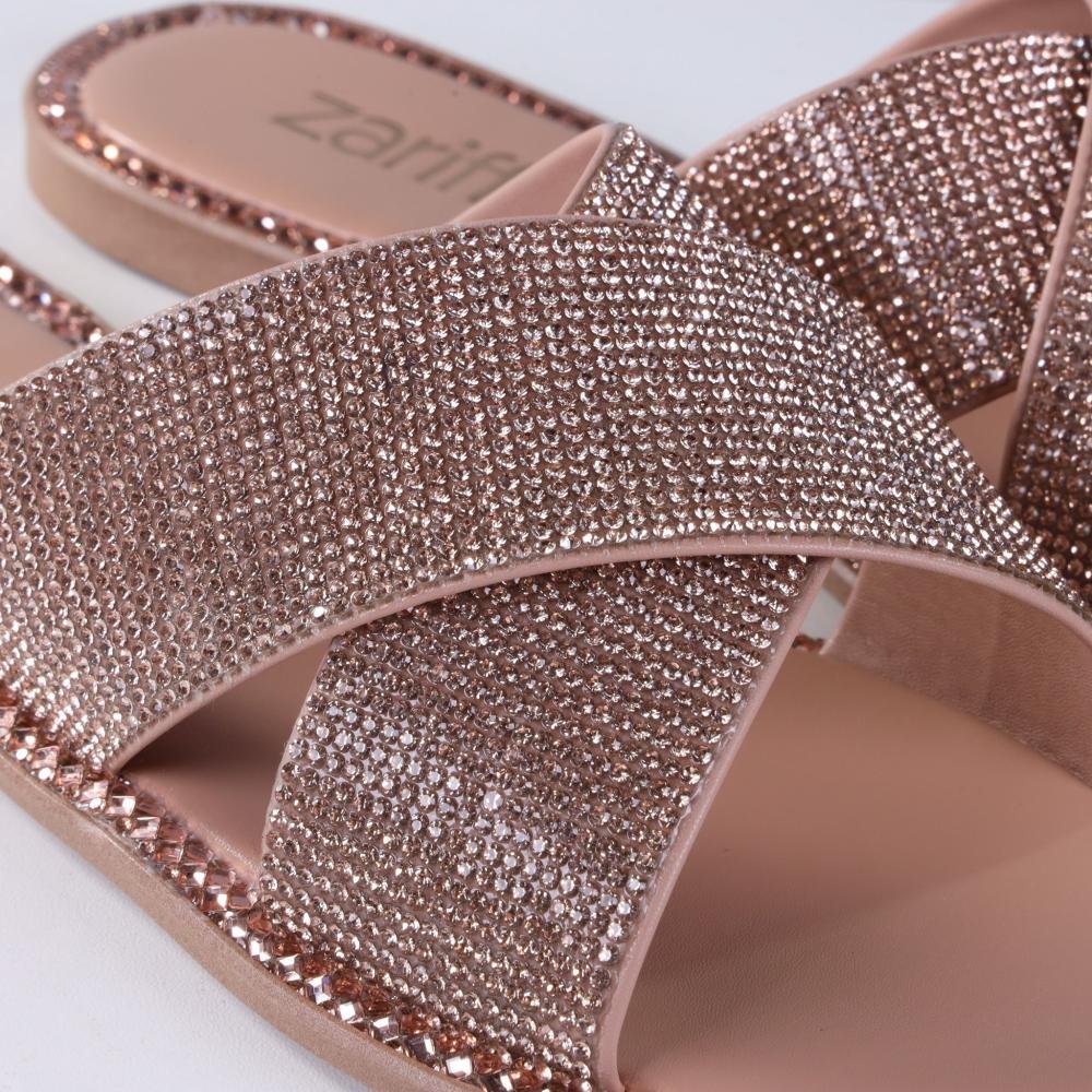 Tamanco Feminino Rasteiro Zariff 1618006252 Antique Bege 4