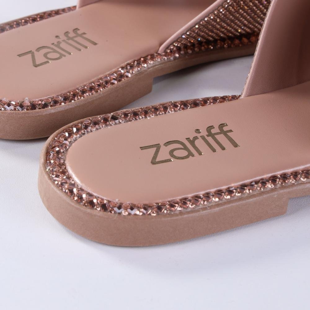 Tamanco Feminino Rasteiro Zariff 1618006252 Antique Bege 7