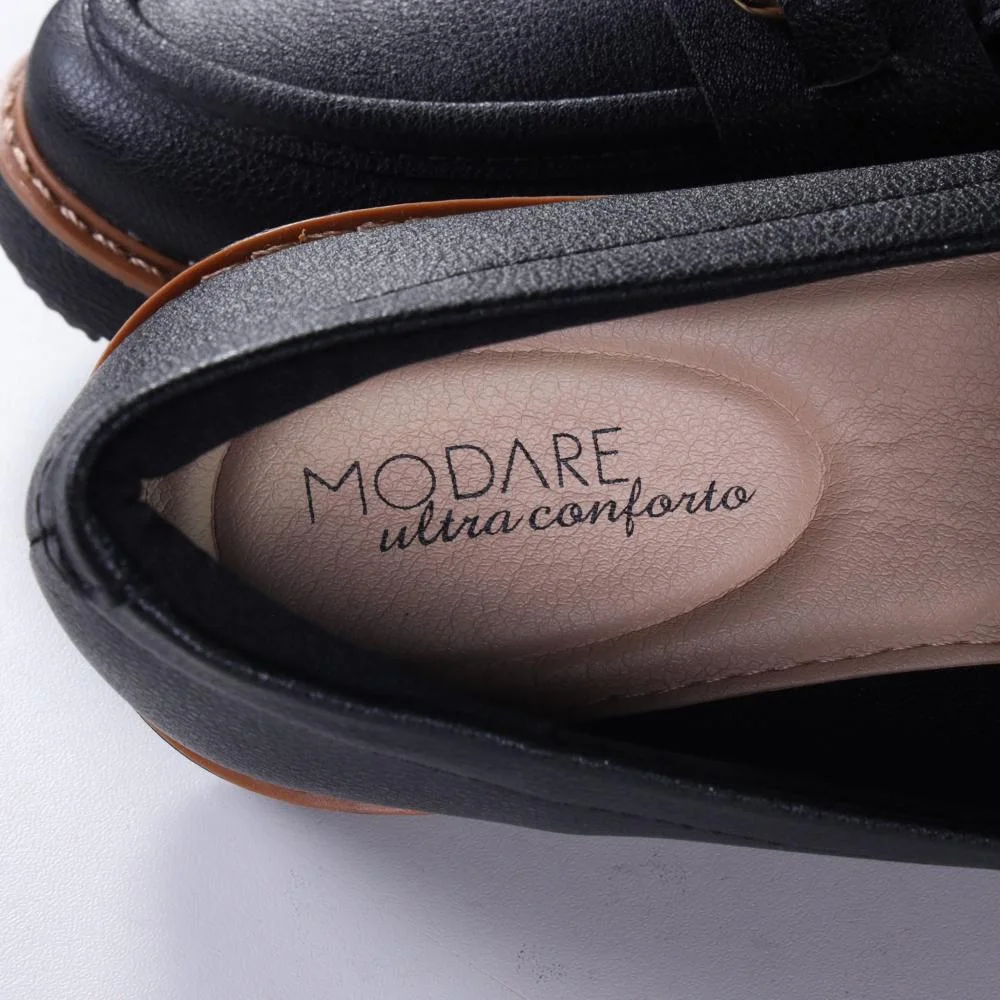 Mocassim Feminino Modare 7400.103 Preto Preto 4