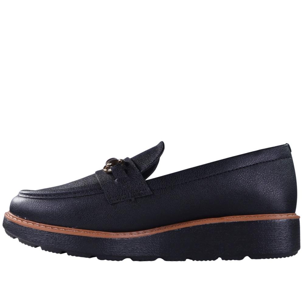 Mocassim Feminino Modare 7400.103 Preto Preto 8