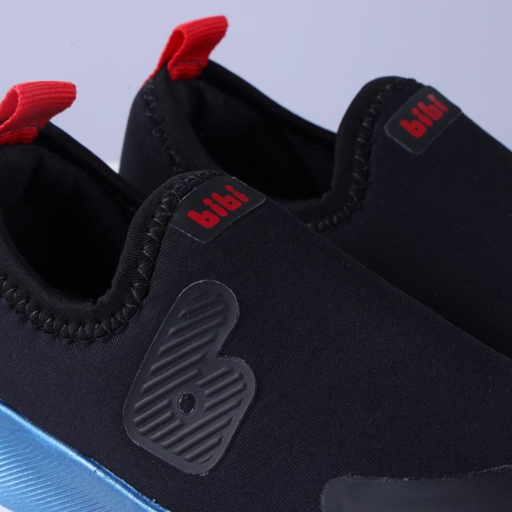 Tênis Infantil Menino Bibi 1232067 Preto/Azul Preto 4
