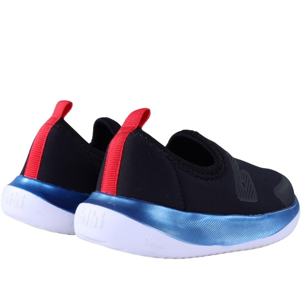 Tênis Infantil Menino Bibi 1232067 Preto/Azul Preto 6