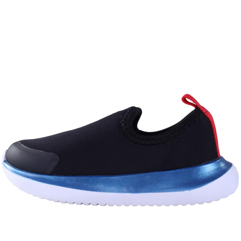 Tênis Infantil Menino Bibi 1232067 Preto/Azul Preto 7