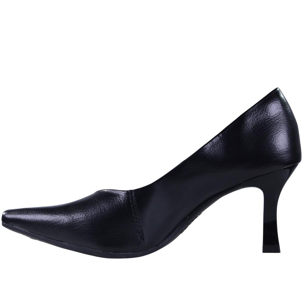 Scarpin Feminino Dakota D01112 Preto Preto 4